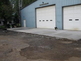 Second view of finished pour.